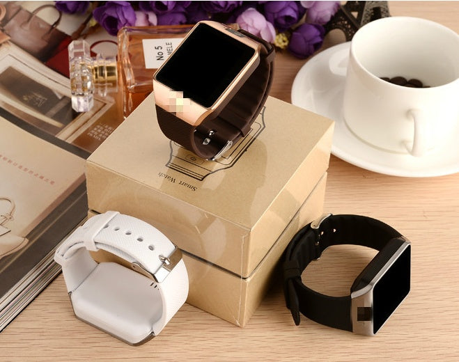 Montre Connectée DZ09 Bluetooth - Écran Tactile 1.5" Caméra Appels SMS - SADJÉ