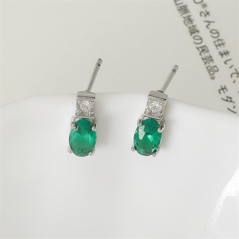 Boucles d'Oreilles Cristal Géométriques – Cuivre Plaqué Électroplaqué - SADJÉ