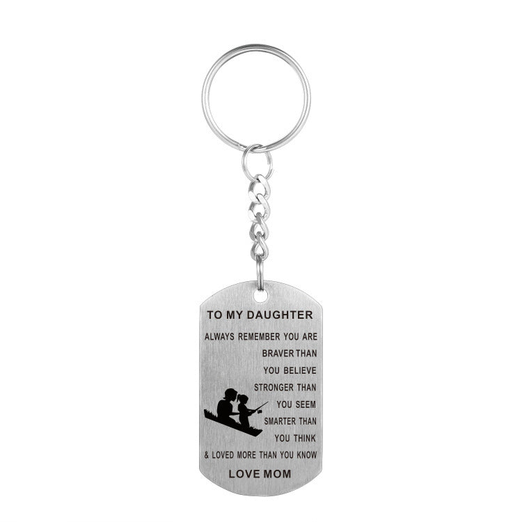 Collier Mère-Fille – Plaque Militaire Acier Inoxydable Gravé - SADJÉ