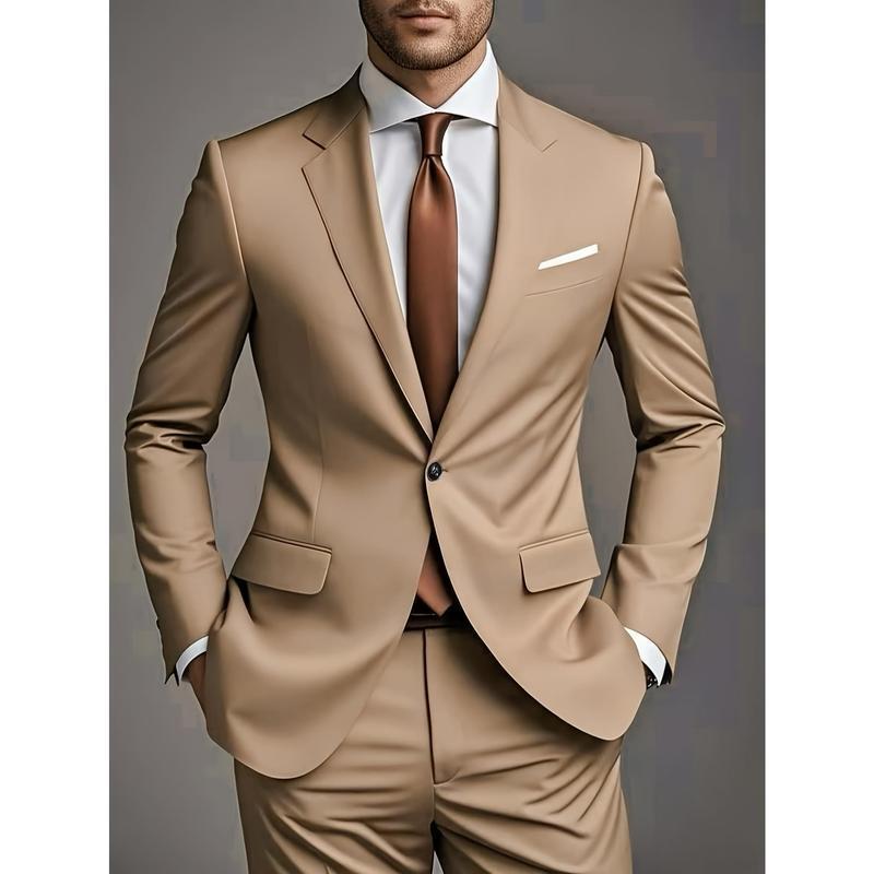 Costume Homme Business Décontracté - Mélange Coton Élégant - SADJÉ