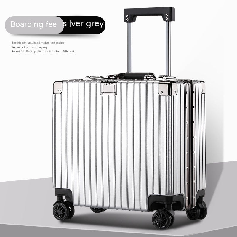 Valise Cabine Aluminium Rigide 18-20 Pouces - Roulettes TSA - SADJÉ