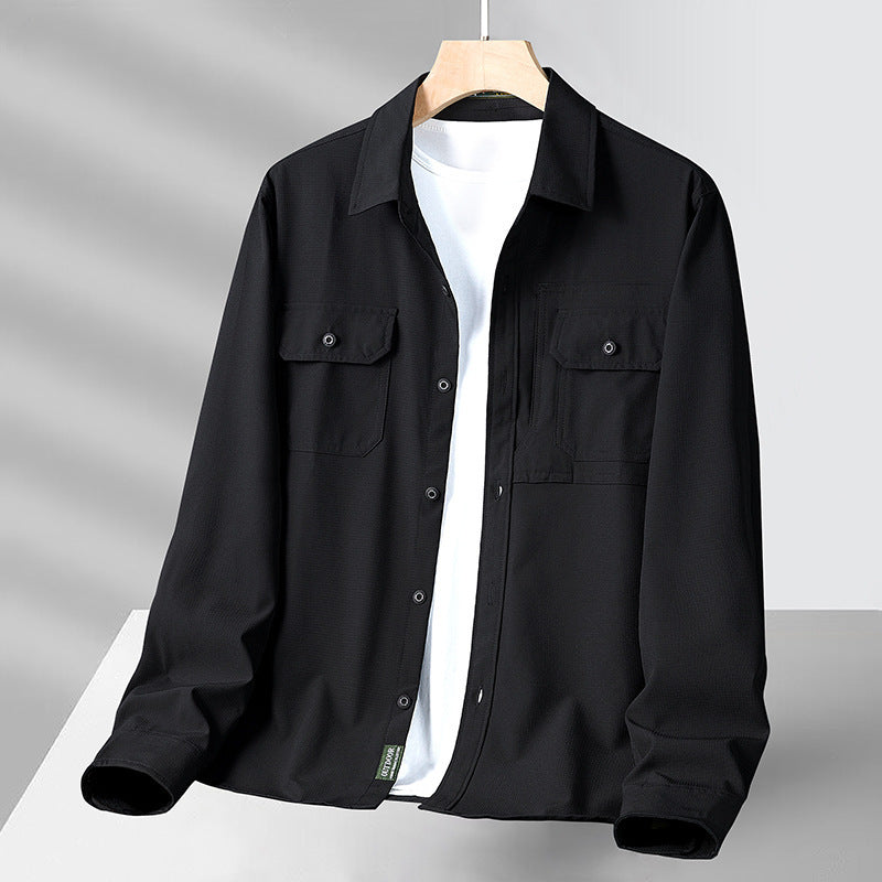 Chemise Homme Décontractée Manches Longues - Coupe Ample Confortable - SADJÉ