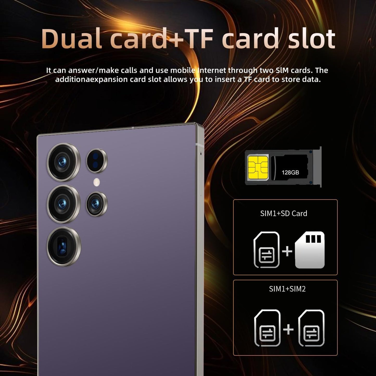 Smartphone S25 Ultra 5G Débloqué - Android 15.0 avec Stylet - SADJÉ