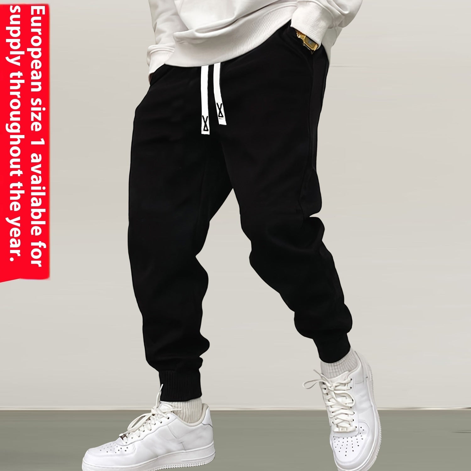 Pantalon Jogging Homme Chevilles Resserrées - Sport Printemps - SADJÉ