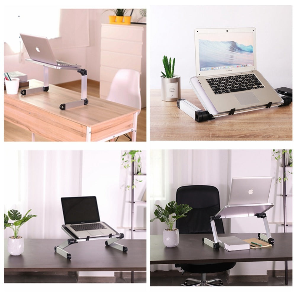 Support Ordinateur Portable Pliable Ergonomique - Réglable pour PC et Tablette - SADJÉ