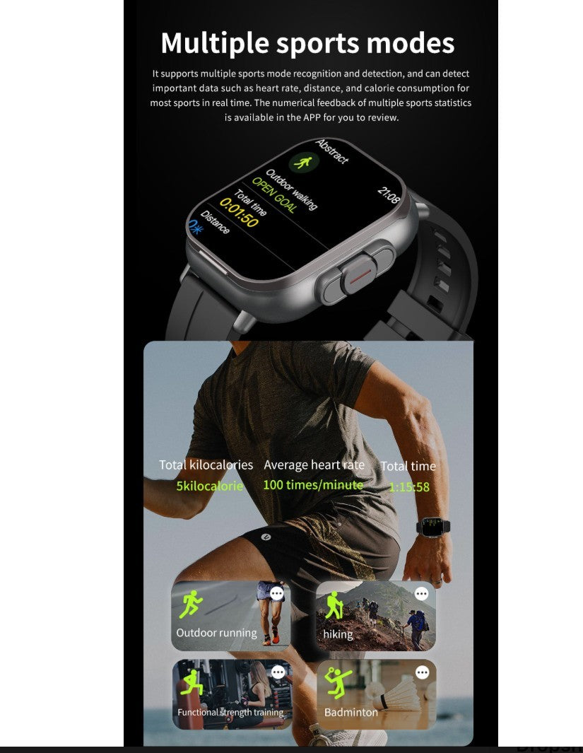 Montre Connectée A70 – Smartwatch Style et Technologie - SADJÉ
