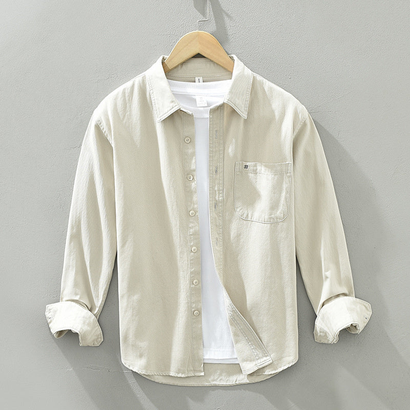 Chemise Femme Brodée à Poches - Coupe Ample Décontractée Polyvalente - SADJÉ