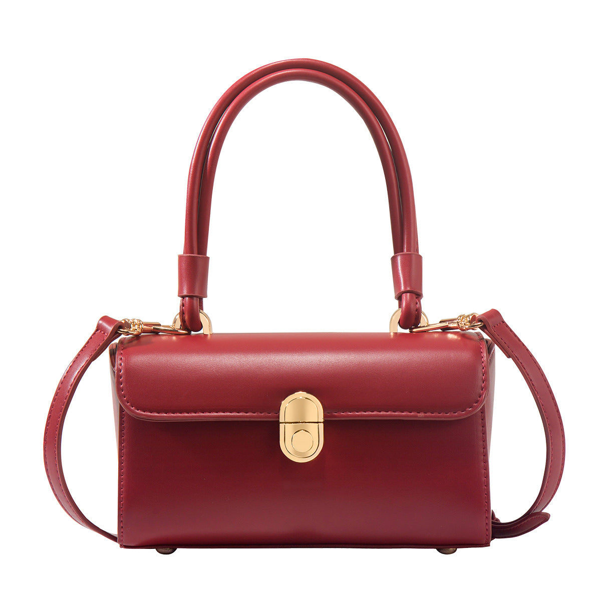 Sac Bandoulière Rouge Rétro Vintage - Messenger Coton Femme - SADJÉ