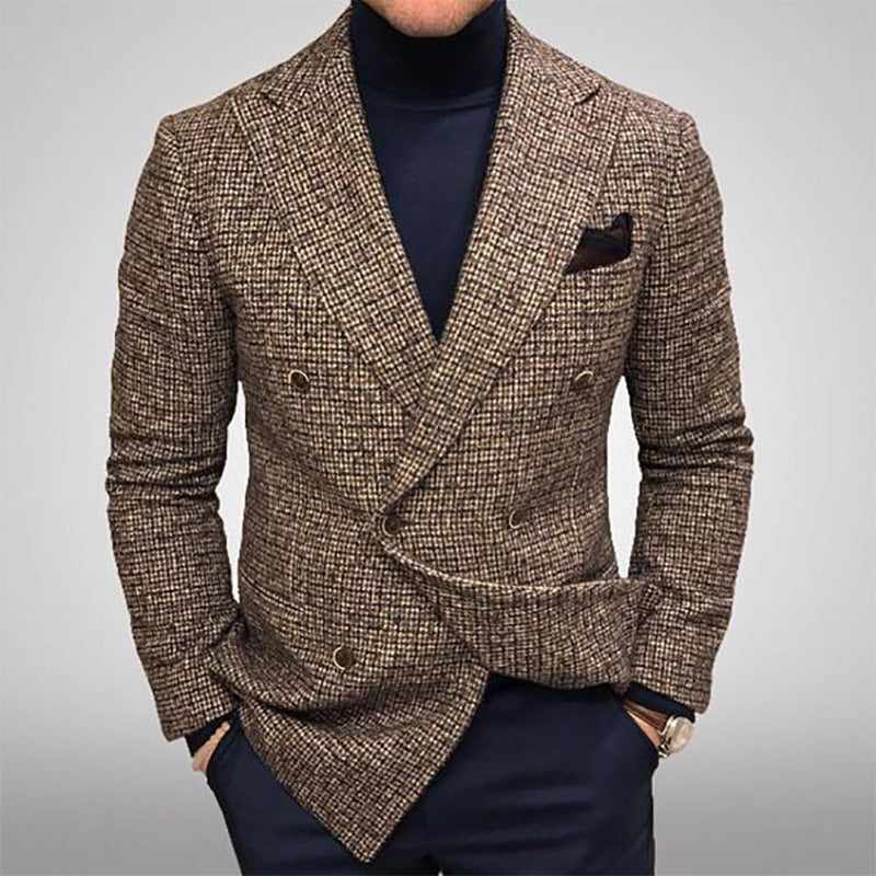 Veste de Costume Homme Décontractée - Blazer Ample Coupe Simple Élégante - SADJÉ