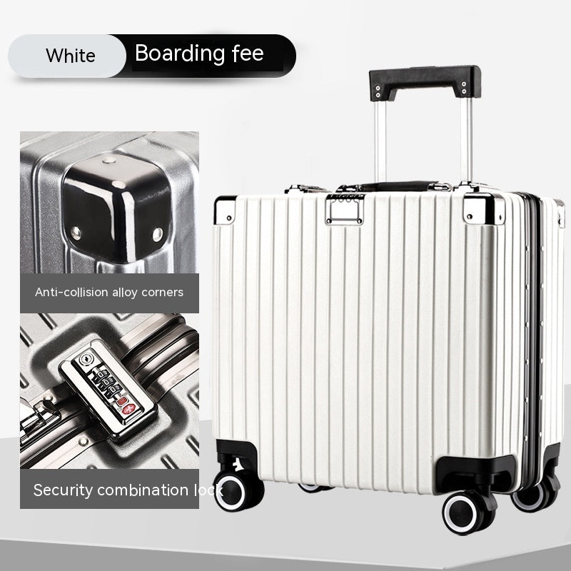 Valise Cabine Aluminium Rigide 18-20 Pouces - Roulettes TSA - SADJÉ