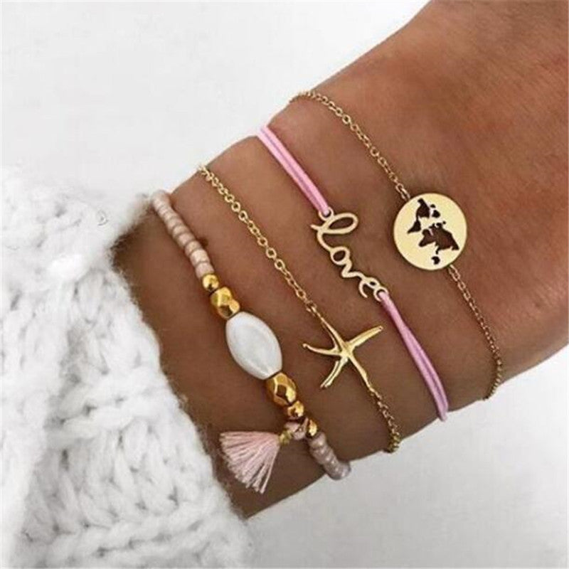 Ensemble Bracelets Bohèmes – Perles Naturelles Vintage - SADJÉ