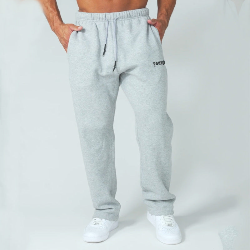 Pantalon Sport Homme Coton - Jogging Large Droit Fitness - SADJÉ