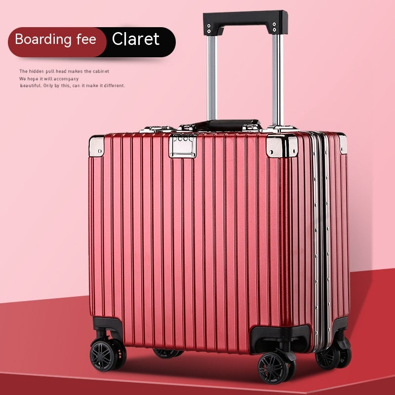 Valise Cabine Aluminium Rigide 18-20 Pouces - Roulettes TSA - SADJÉ