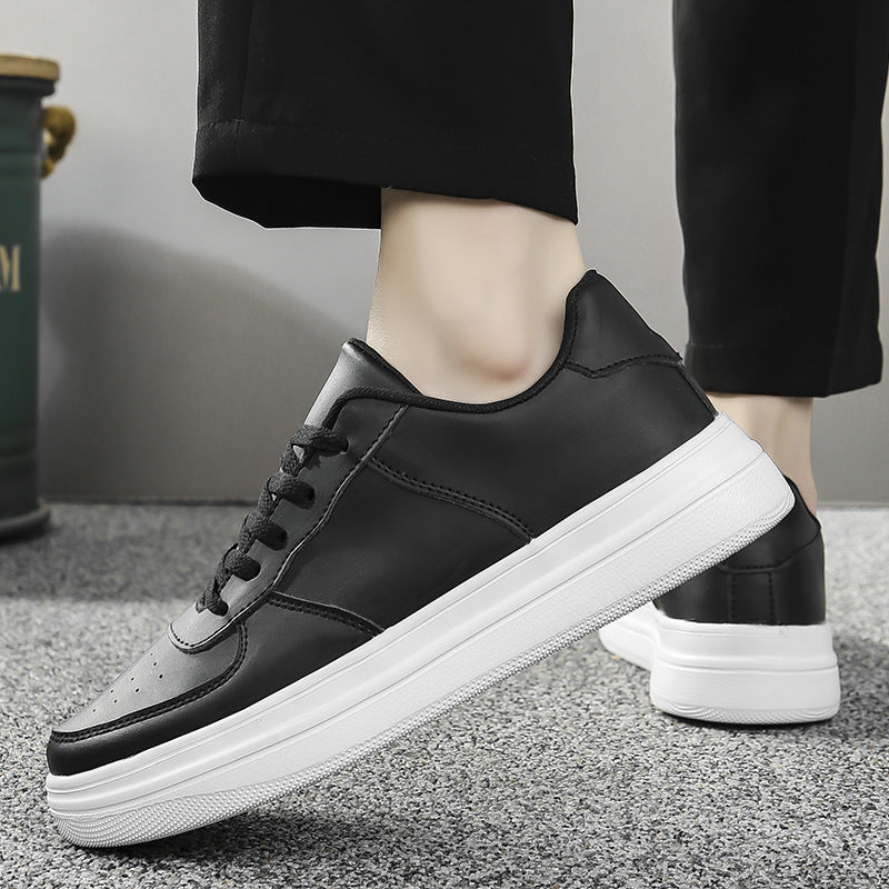 Baskets Homme Plateforme Blanches - Grande Taille Printemps Été - SADJÉ