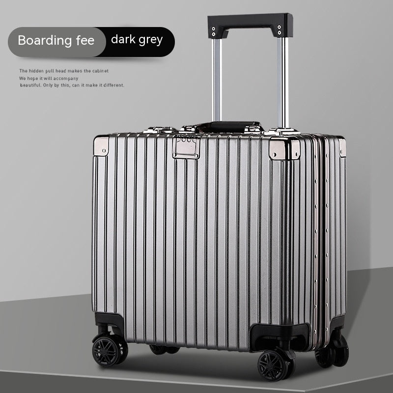 Valise Cabine Aluminium Rigide 18-20 Pouces - Roulettes TSA - SADJÉ