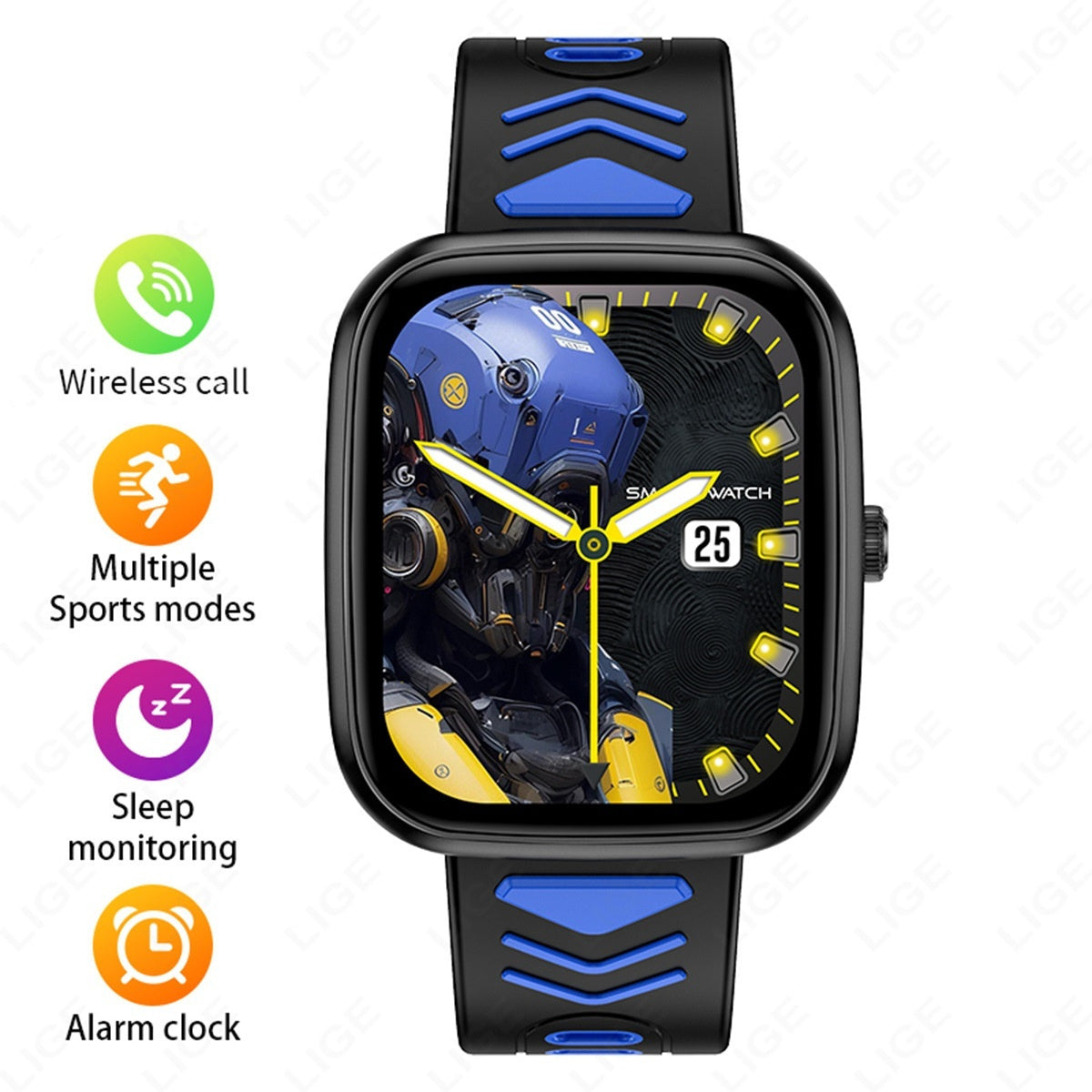 Montre Connectée Enfant avec Appels Bluetooth - Détection Sommeil et Suivi Activité - SADJÉ