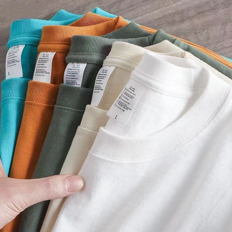 T-shirt Homme Coton Col Rond - Manches Courtes Épais - SADJÉ