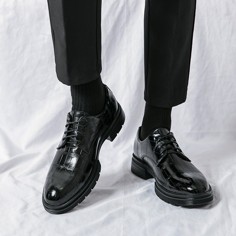 Mocassins Homme Cuir à Pompons - Chaussures Slip-On Respirantes Business Casual - SADJÉ