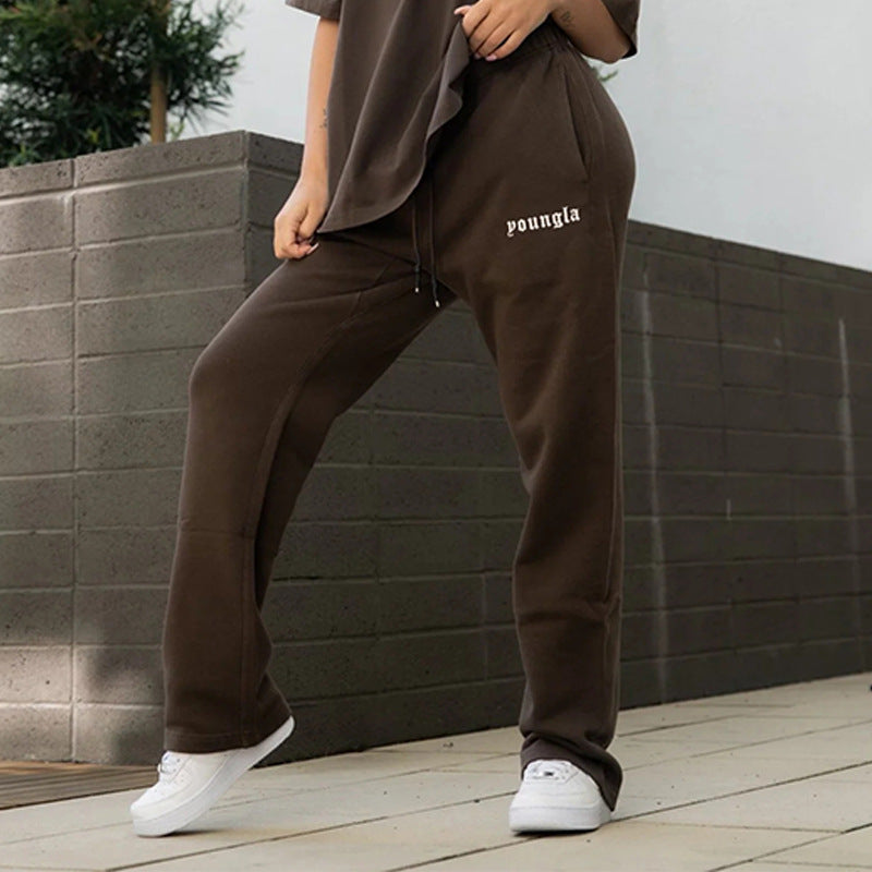 Pantalon Sport Homme Coton - Jogging Large Droit Fitness - SADJÉ