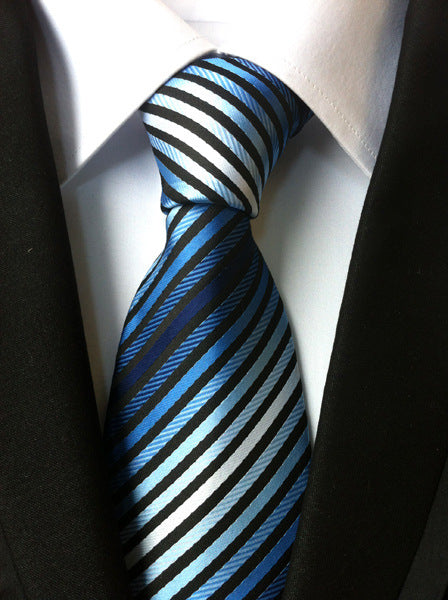 Cravate Homme Business Formelle Rayée - Polyester 146cm Élégante - SADJÉ