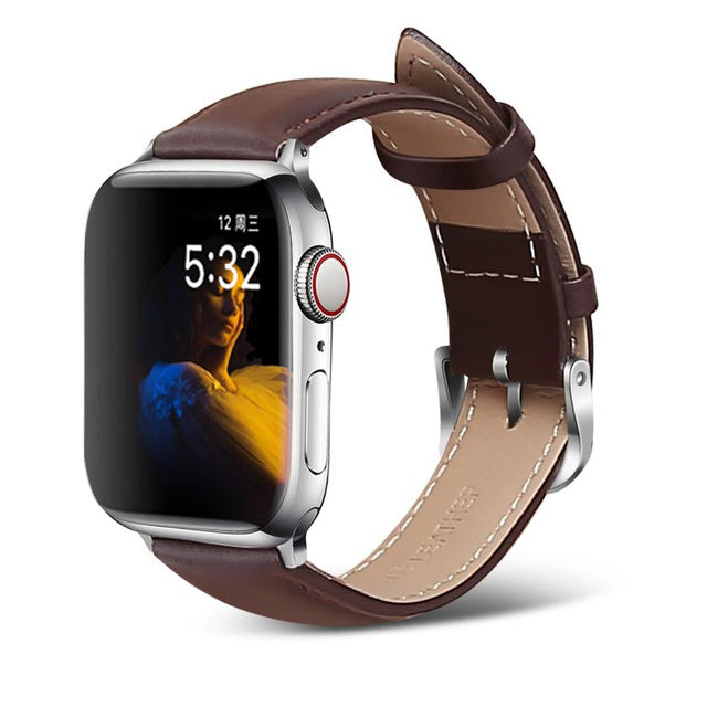 Bracelet Montre Cuir Business Unisexe 40g Boucle Ardillon - SADJÉ