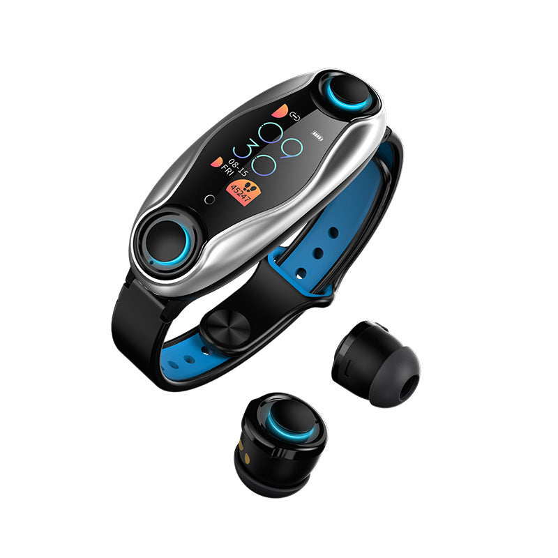 Bracelet Connecté Bluetooth avec Écouteur Intégré - Smartwatch 2-en-1 - SADJÉ