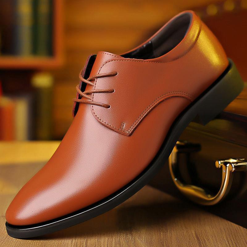 Chaussures Homme Cuir Bout Pointu Business - Formelles Imperméables - SADJÉ