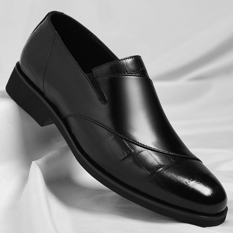 Chaussures Homme Cuir Sans Lacets Style Rétro - Business Casual - SADJÉ