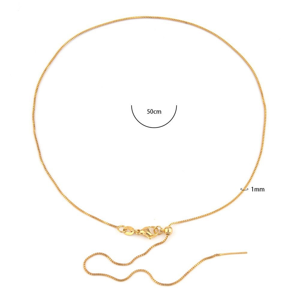 Collier Alphabet Personnalisable – 26 Lettres Acier Inoxydable - SADJÉ