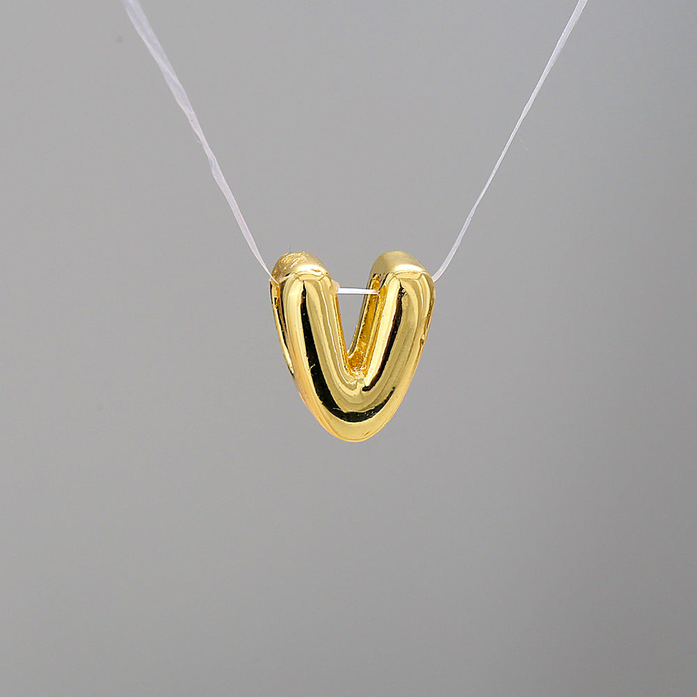 Collier Alphabet Personnalisable – 26 Lettres Acier Inoxydable - SADJÉ
