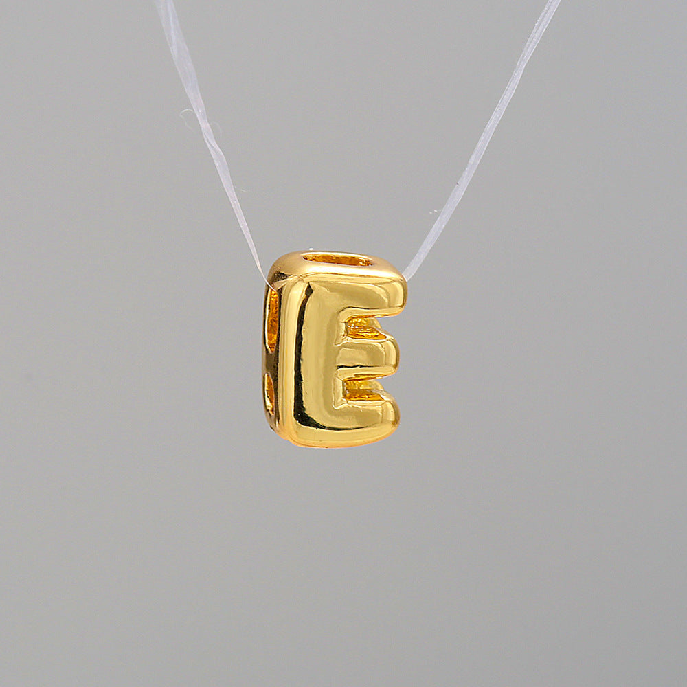 Collier Alphabet Personnalisable – 26 Lettres Acier Inoxydable - SADJÉ