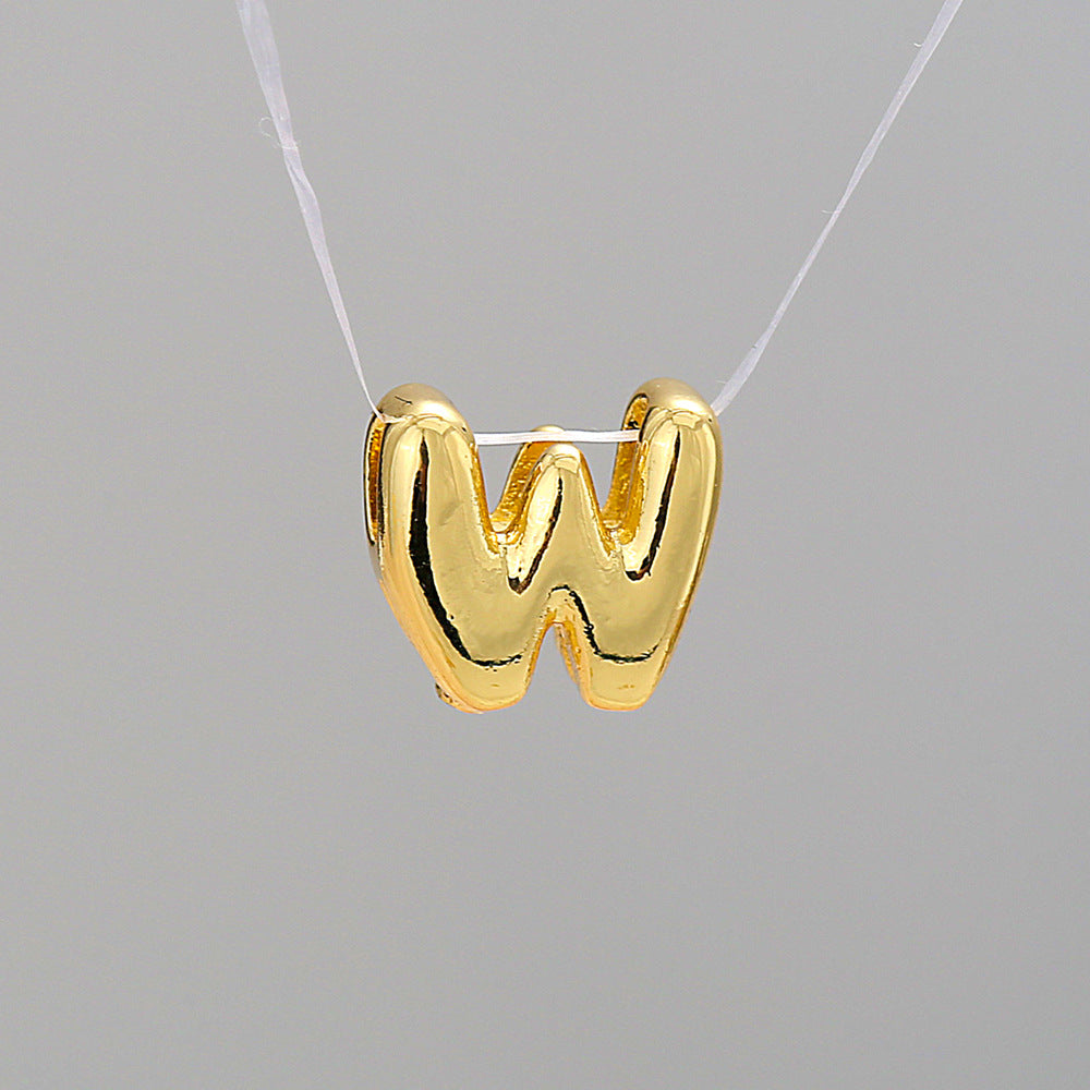 Collier Alphabet Personnalisable – 26 Lettres Acier Inoxydable - SADJÉ