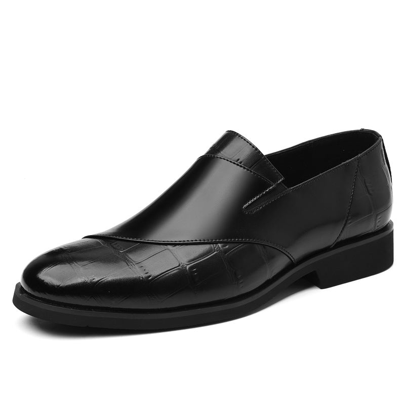 Chaussures Homme Cuir Sans Lacets Style Rétro - Business Casual - SADJÉ