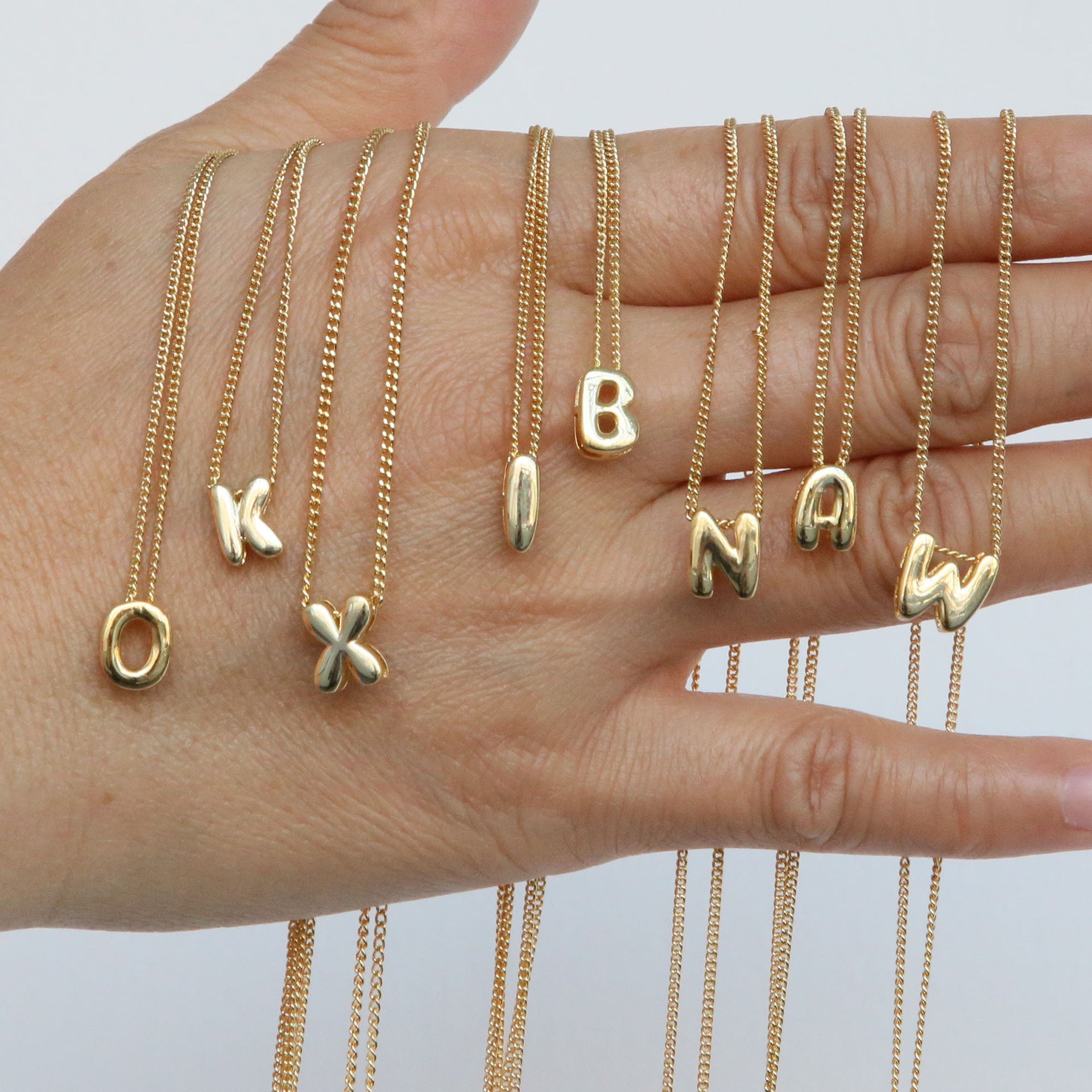 Collier Alphabet Personnalisable – 26 Lettres Acier Inoxydable - SADJÉ