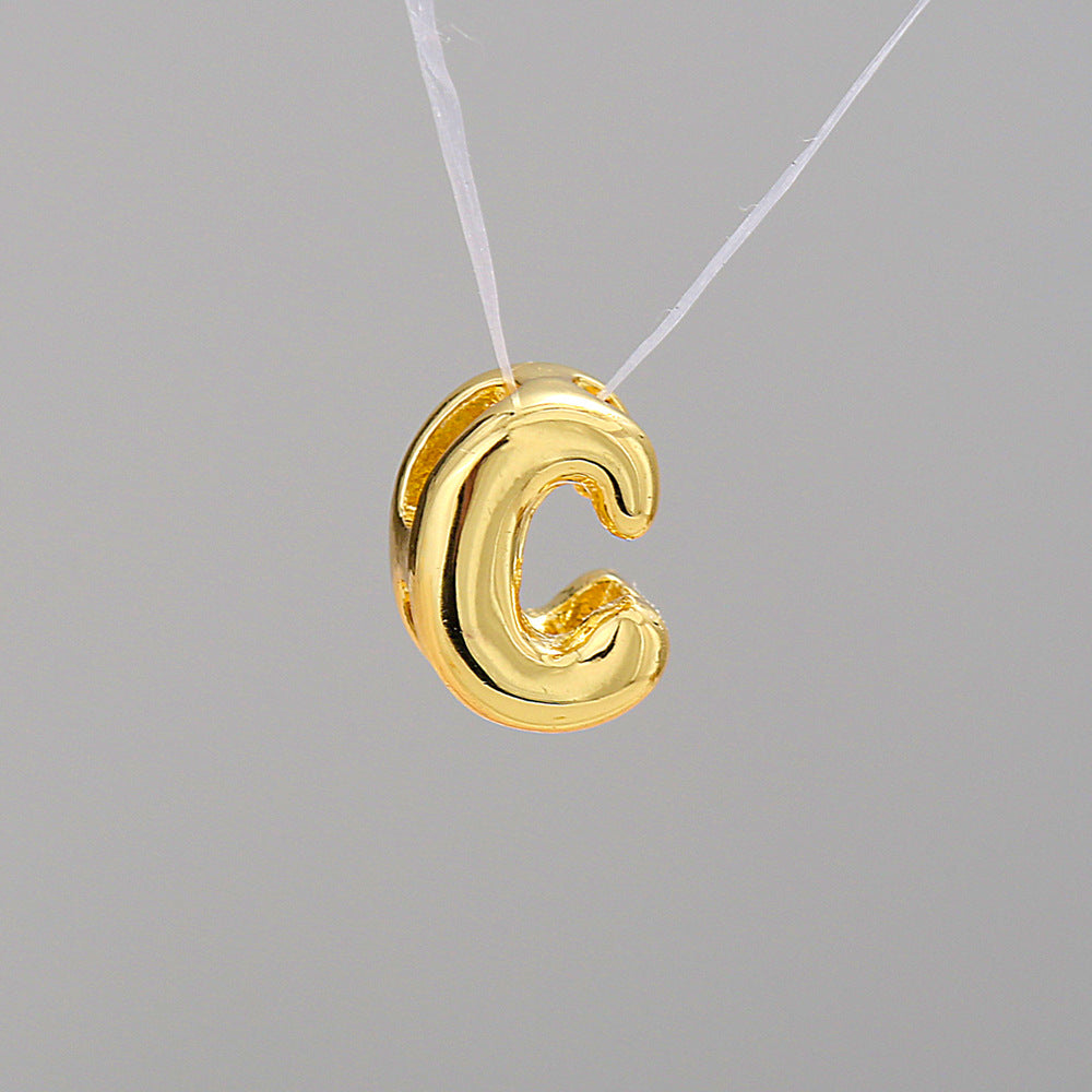 Collier Alphabet Personnalisable – 26 Lettres Acier Inoxydable - SADJÉ