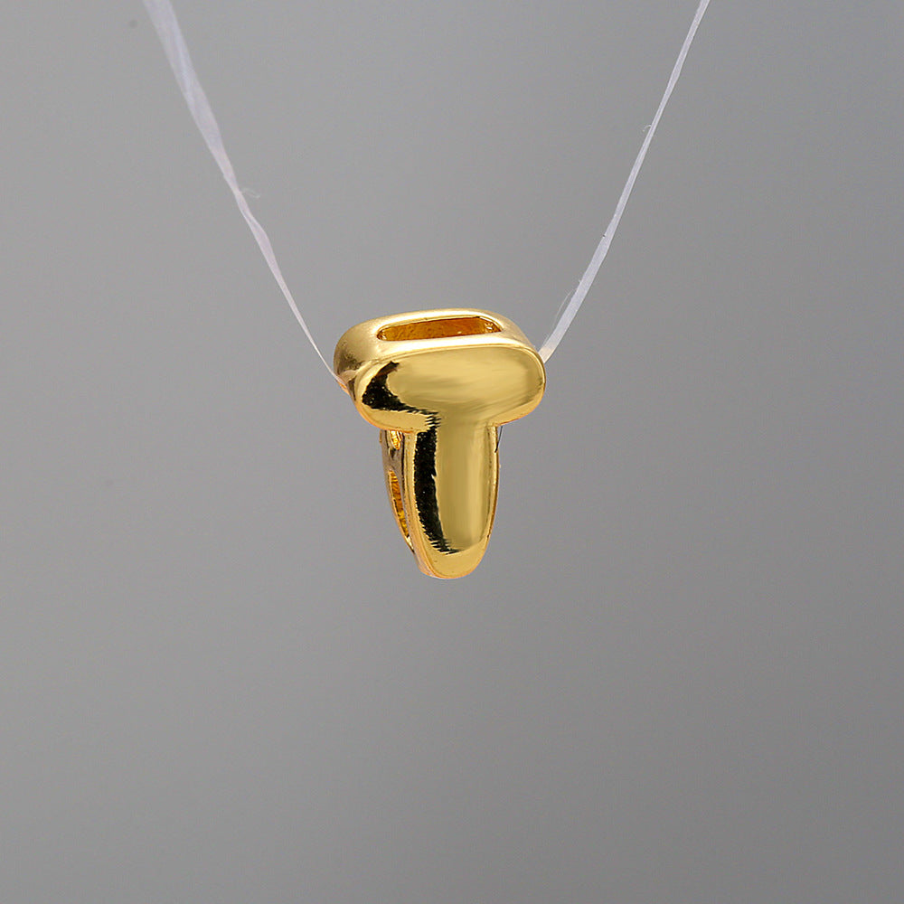 Collier Alphabet Personnalisable – 26 Lettres Acier Inoxydable - SADJÉ