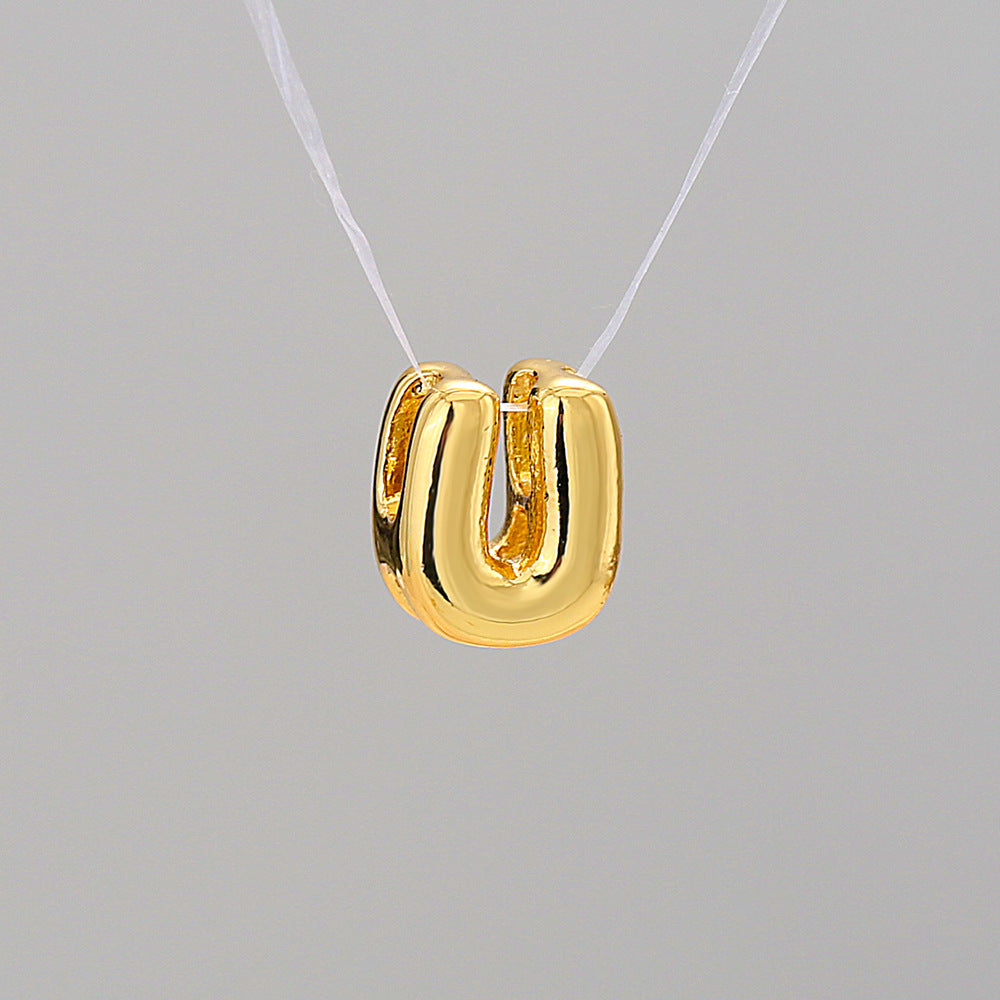 Collier Alphabet Personnalisable – 26 Lettres Acier Inoxydable - SADJÉ