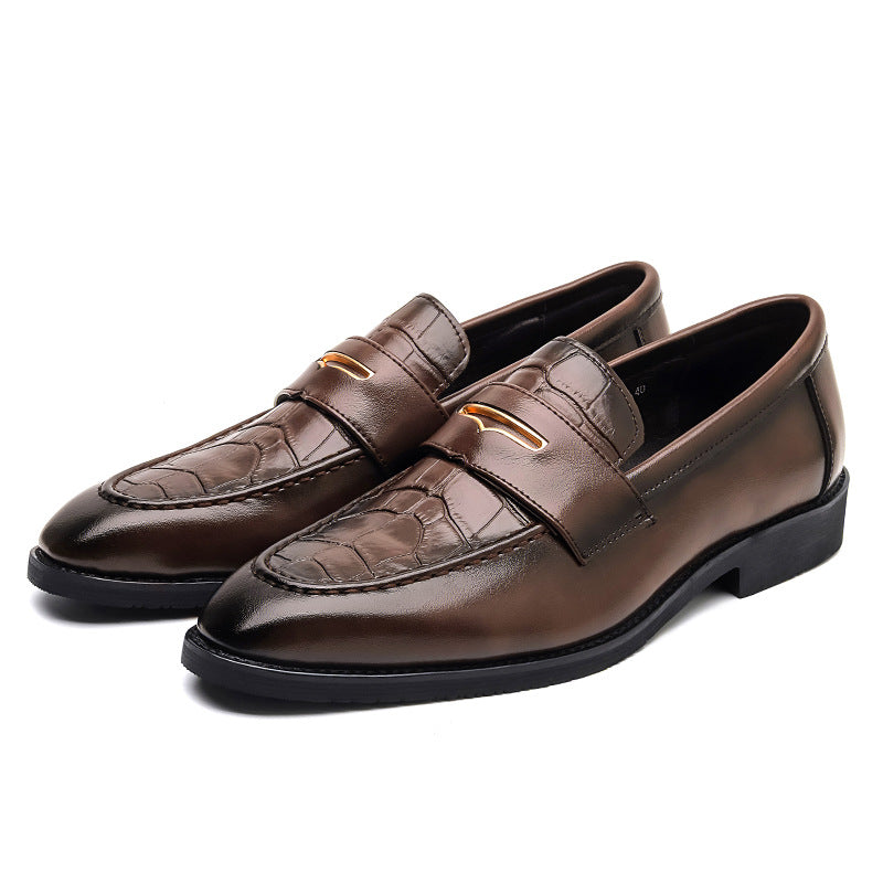 Chaussures Homme Cuir Bout Pointu Grande Taille - Business Formel - SADJÉ