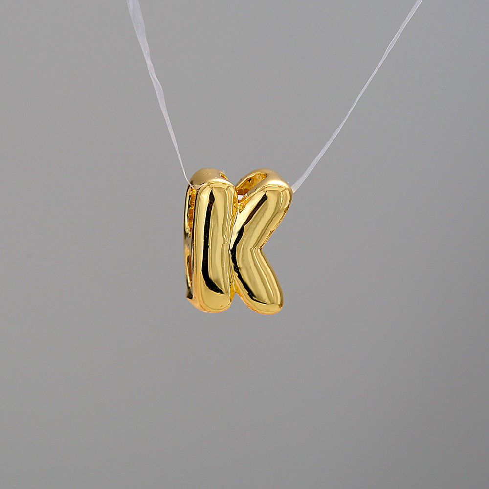 Collier Alphabet Personnalisable – 26 Lettres Acier Inoxydable - SADJÉ
