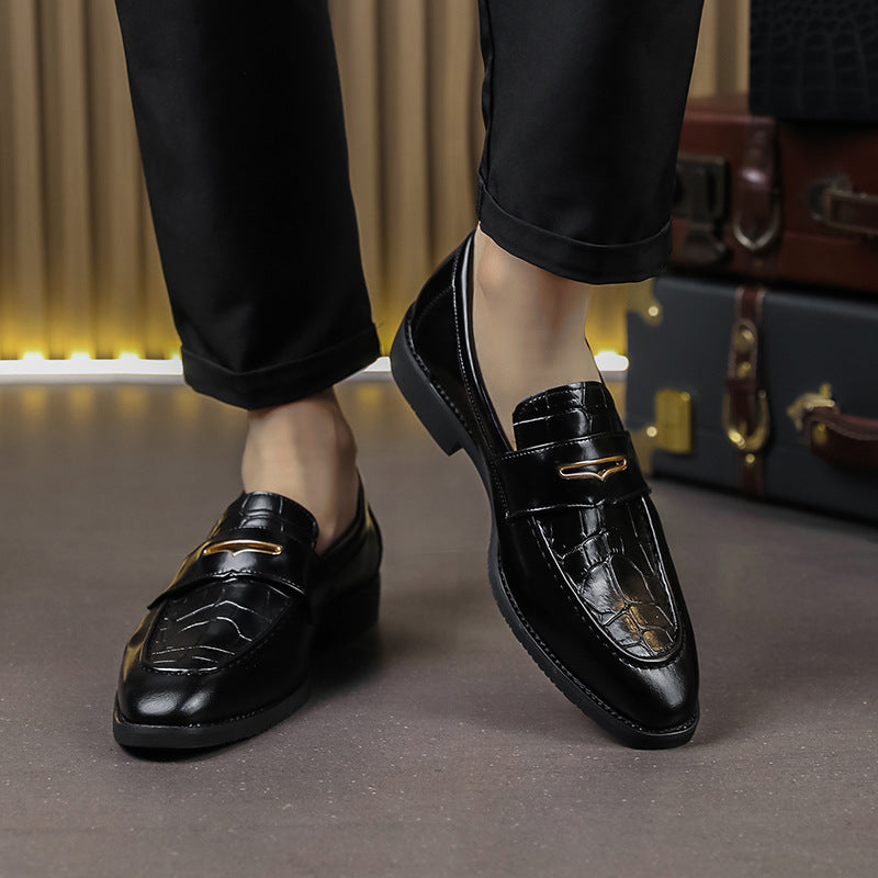 Chaussures Homme Cuir Bout Pointu Grande Taille - Business Formel - SADJÉ