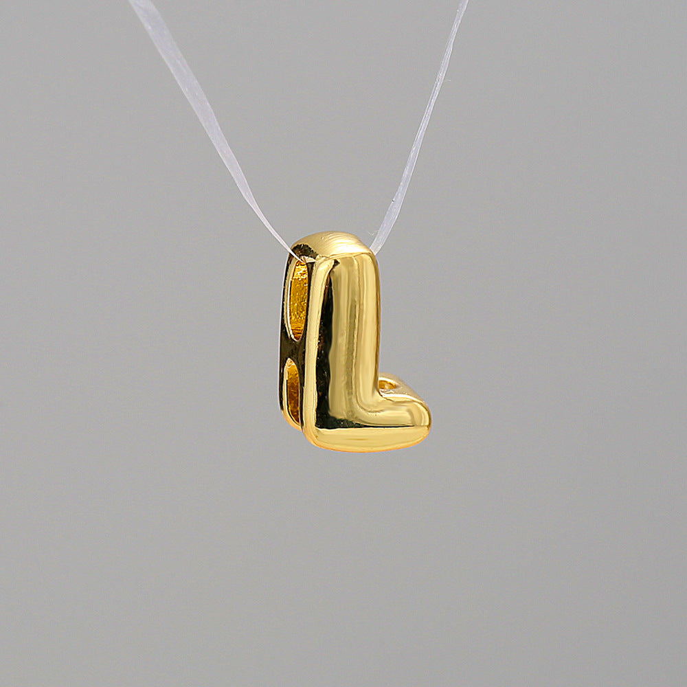 Collier Alphabet Personnalisable – 26 Lettres Acier Inoxydable - SADJÉ