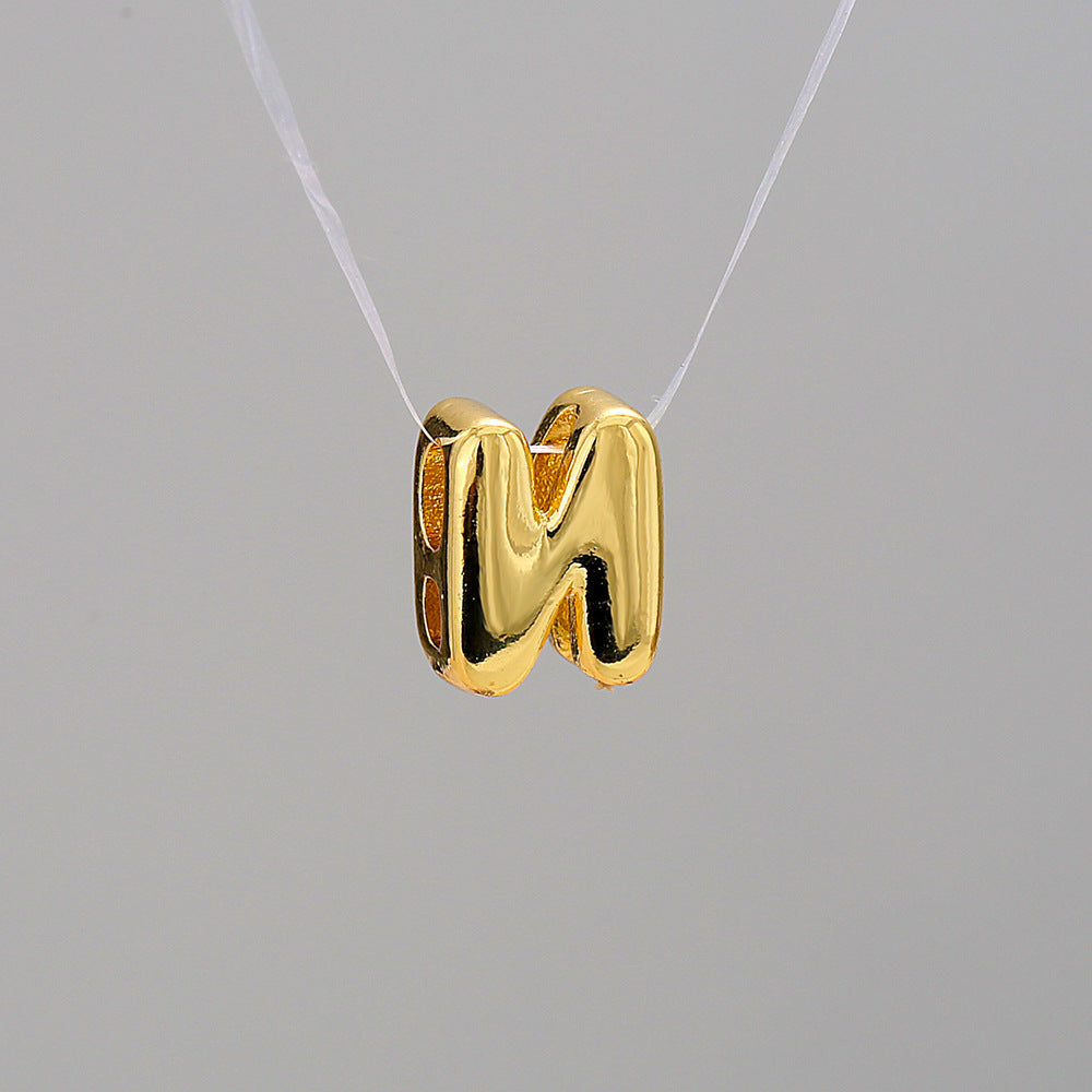 Collier Alphabet Personnalisable – 26 Lettres Acier Inoxydable - SADJÉ