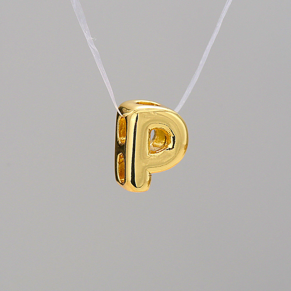 Collier Alphabet Personnalisable – 26 Lettres Acier Inoxydable - SADJÉ