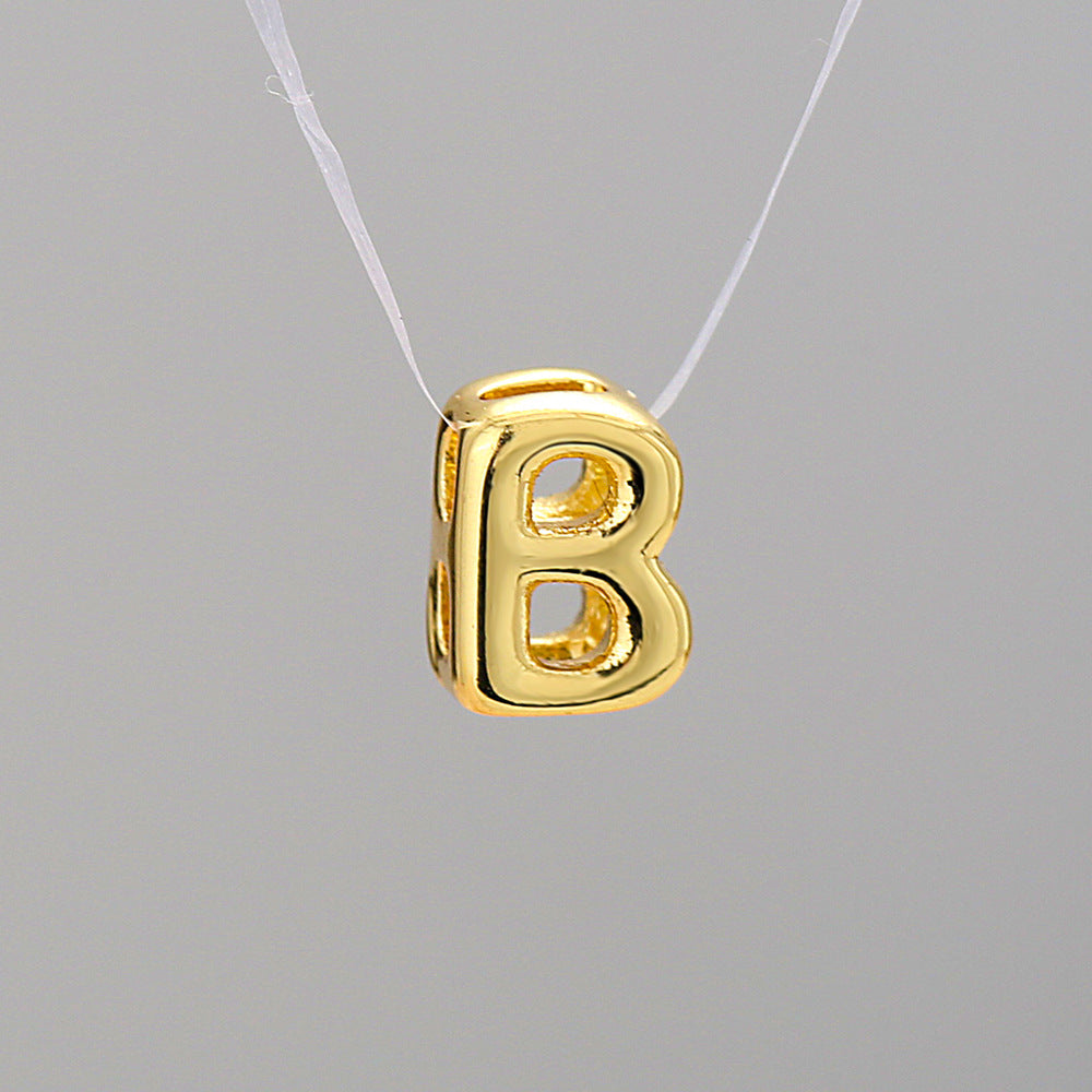 Collier Alphabet Personnalisable – 26 Lettres Acier Inoxydable - SADJÉ