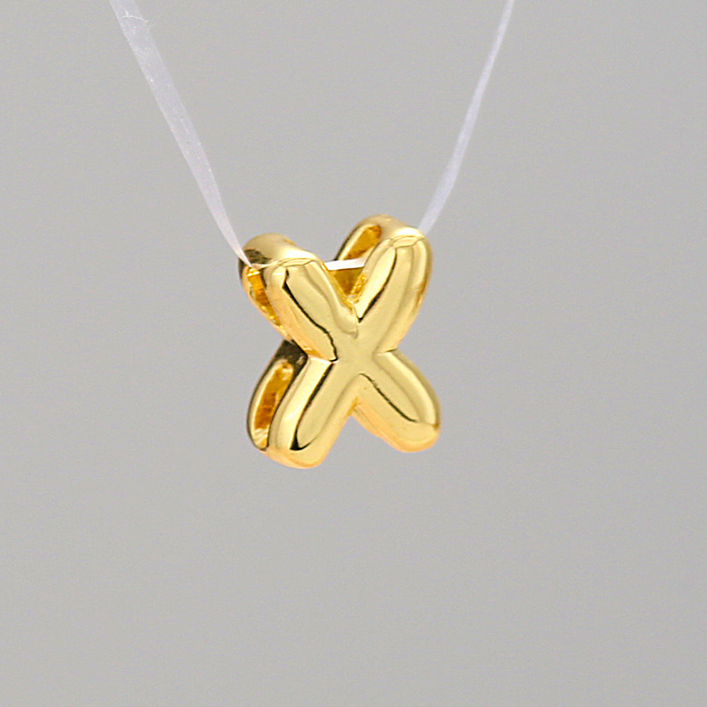 Collier Alphabet Personnalisable – 26 Lettres Acier Inoxydable - SADJÉ