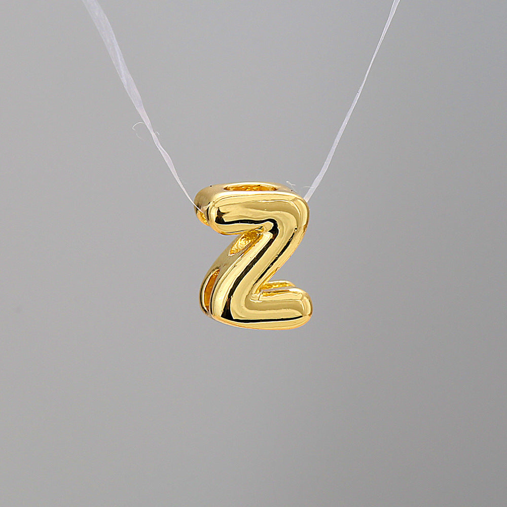 Collier Alphabet Personnalisable – 26 Lettres Acier Inoxydable - SADJÉ