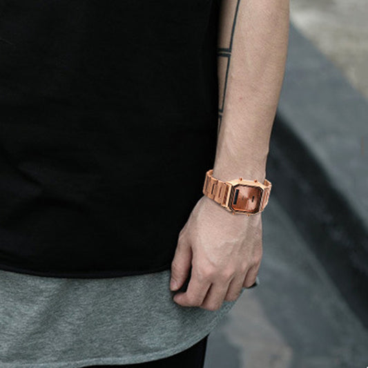 Montre Homme Business Rétro Classique - Bracelet Acier Électronique - SADJÉ