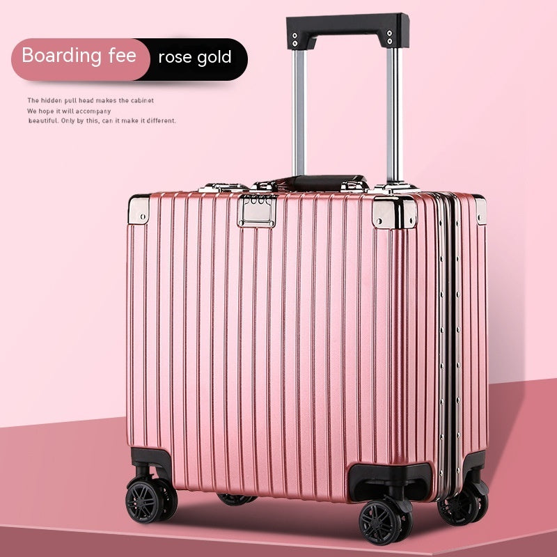 Valise Cabine Aluminium Rigide 18-20 Pouces - Roulettes TSA - SADJÉ