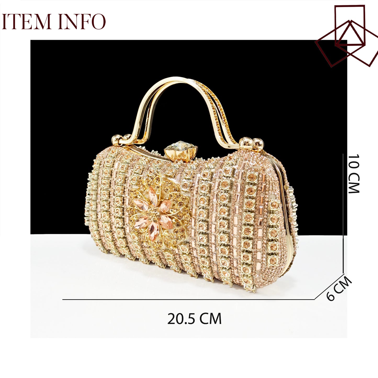 Ensemble Chaussures Sac Femme Strass Fleurs - Talons Hauts Soirée - SADJÉ