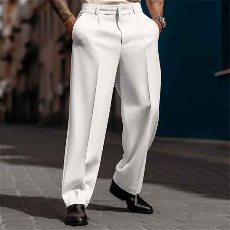 Pantalon Costume Homme Respirant - Droit Poches Diagonales - SADJÉ